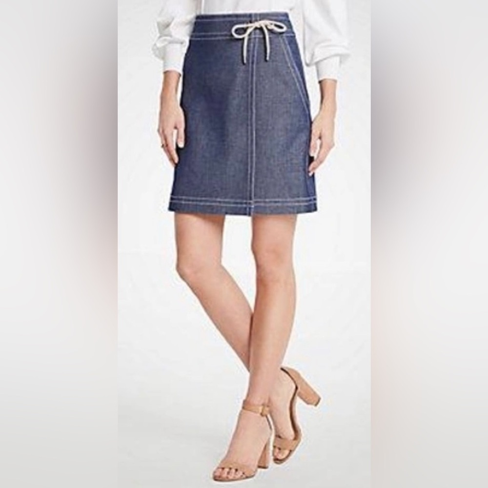 Ann Taylor Petites Faux Wrap Skirt